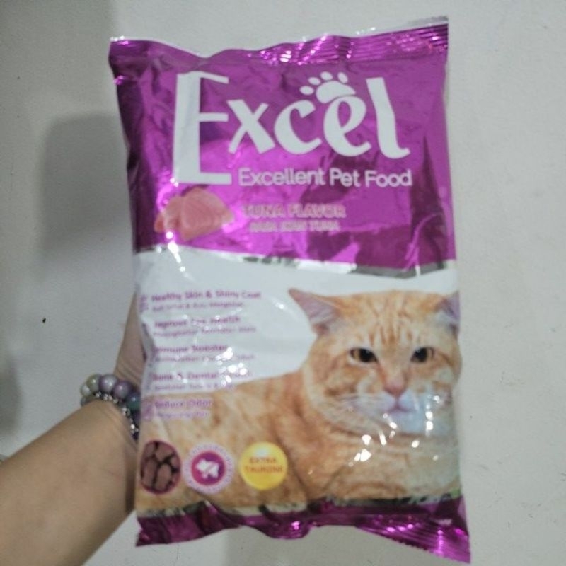 EXCEL UNGU 500G EXCELLENT PET FOOD TUNA FLAVOR EXTRA TAURINE MAKANAN KUCING PAKAN CAT FOOD