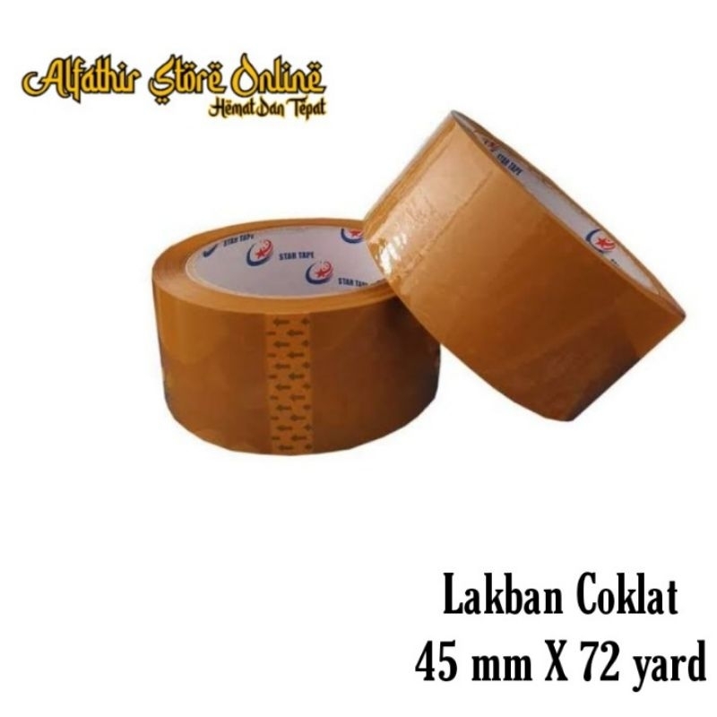 

LAKBAN COKLAT [ 45 mm x 72 Yard ]