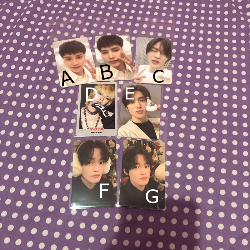 NCT MERCHANDISE PHOTOCARD OFFICIAL
