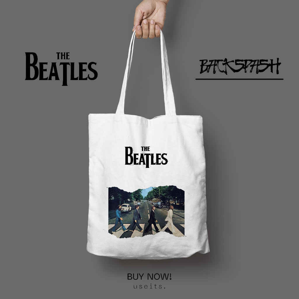 Totebag Band The Beatles Pria Wanita - THE BEATLES