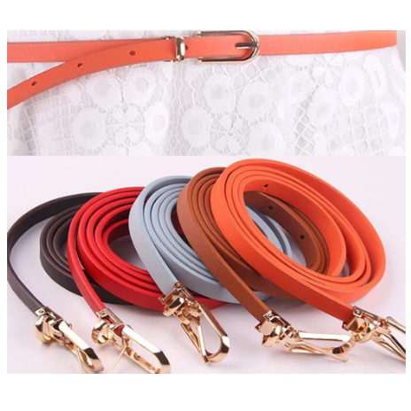 IKAT PINGGANG WANITA B70 SABUK FASHION WANITA SKINNY BAHAN KULIT PU GESPER WOMAN BELT | FADHILAH SHOP BJB