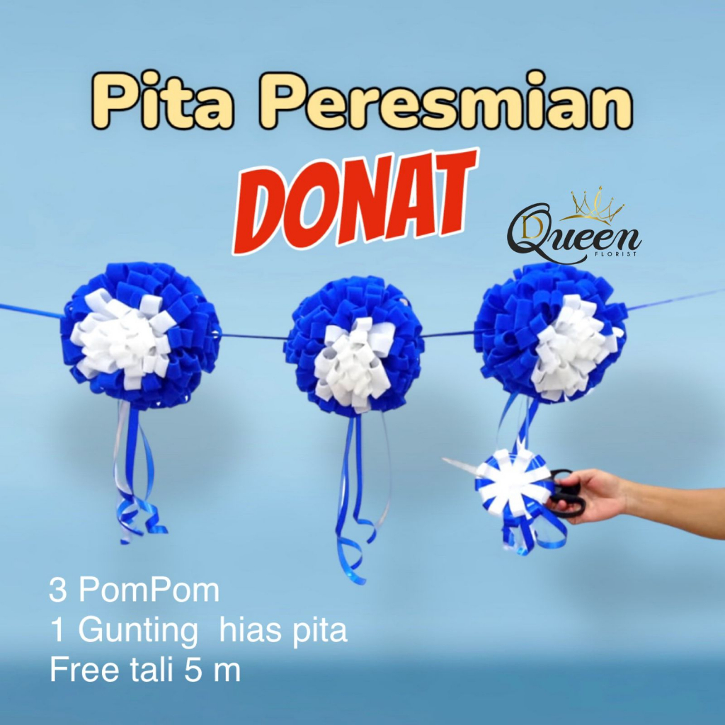 Dqueen Florist - Pita Peresmian Donut Acara Kantor Pembukaan Grand Opening Momen Khusus Special