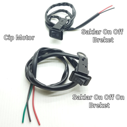 Saklar Lampu Switch On Off Plus Breket Spion Saklar 2 Mode Braket Spion Saklar 3 Mode Motor