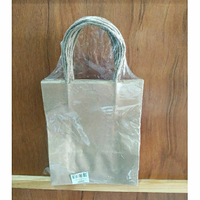 

Okey Paper Bag Coklat polos 23,5x20x8cm isi 10pcs