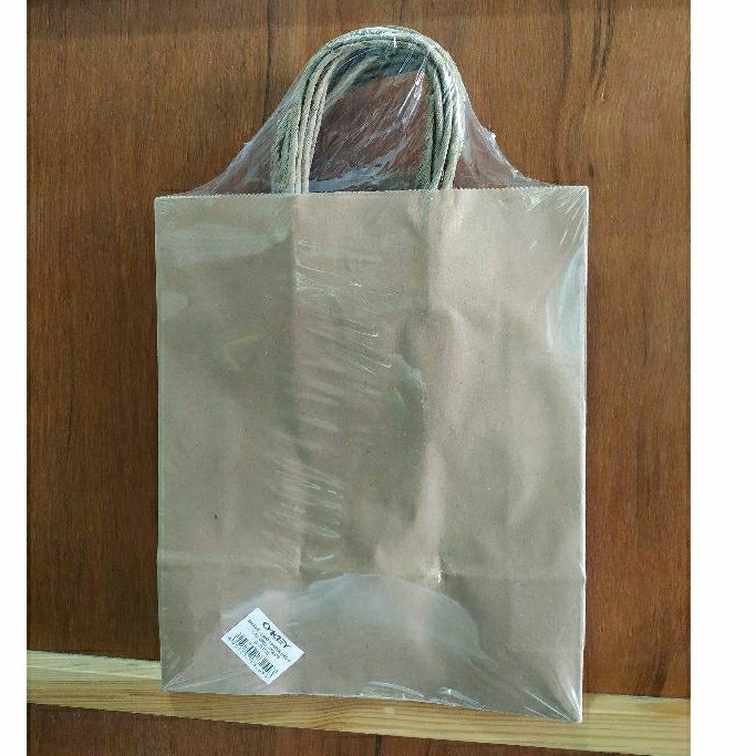 

Okey Paper Bag Coklat polos 29,5x24x8cm isi 10pcs