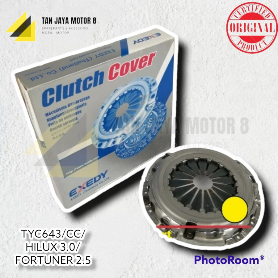 TYC643/EXEDY/DEKRUP MATAHARI/HILUX 3.0/FORTUNER 2.5/CBU/IMPORT