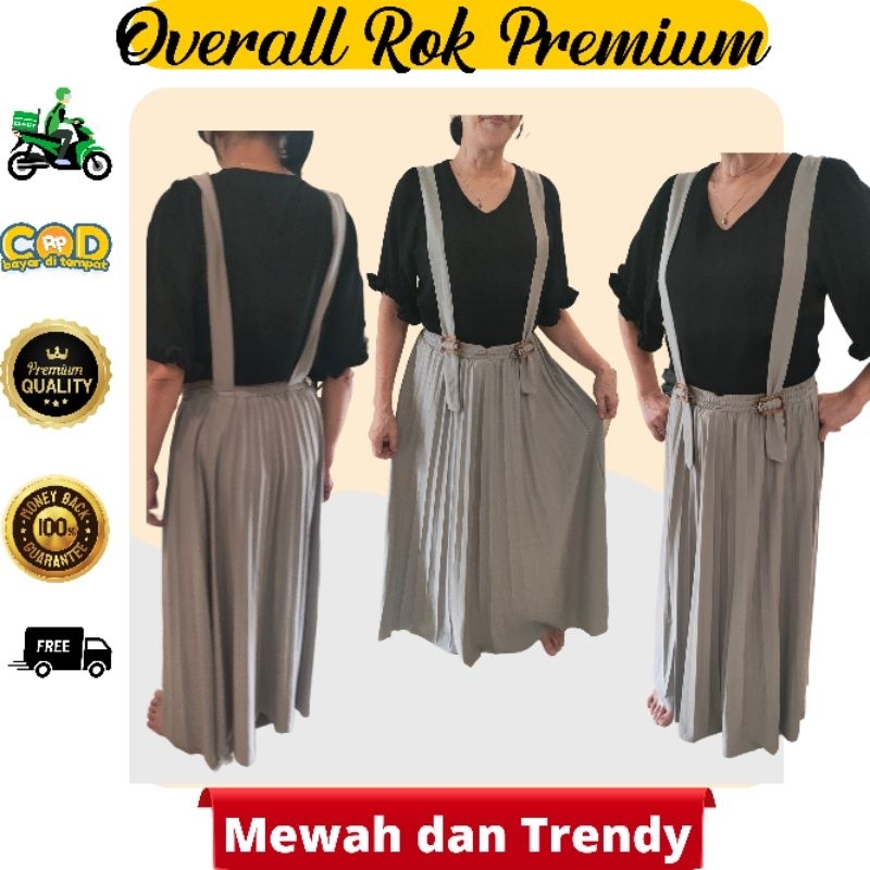 OVERALL ROK VELVET PLISKET IMPOR JUMBO rok wanita Plisket premium rok wanita kekinian rok wanita panjang Rok over all wanita dewasa Rok overall wanita jumbo overall Velvet overall rok wanita overall rok panjang overall rok jumbo overall rok dewasa overall