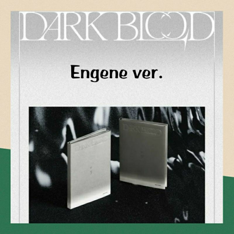 ENHYPEN 4th MINI ALBUM 'DARK BLOOD' x Engene ver ~ weverse shop, Tanpa POB
