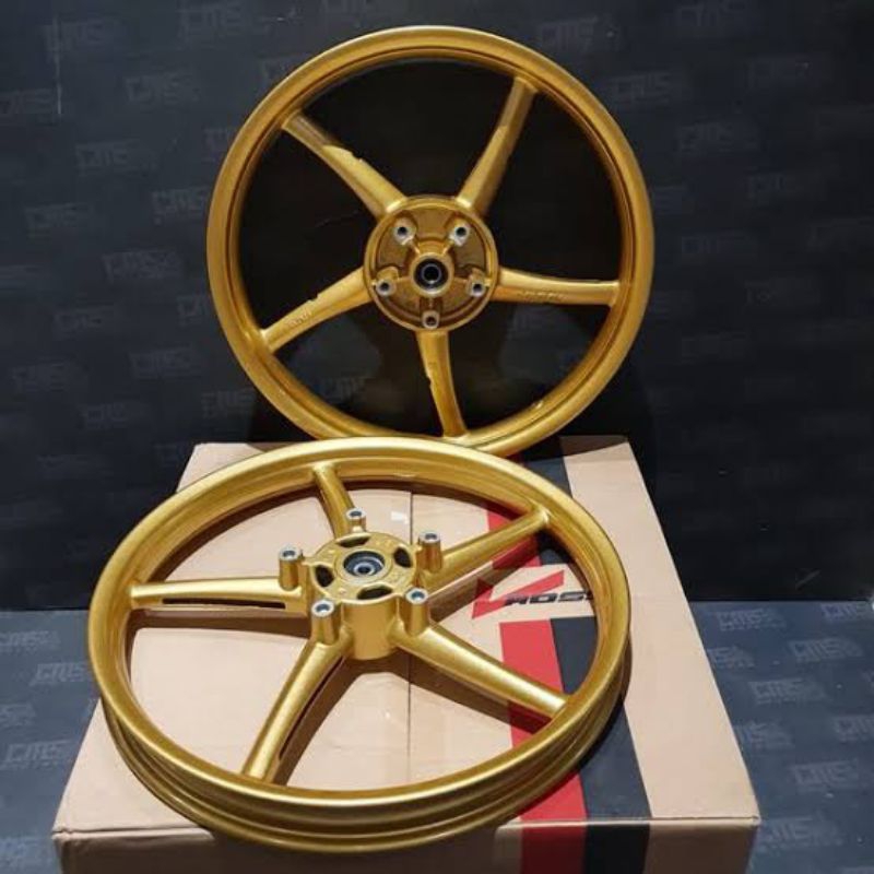 PELEK VELG ROSSI VROSSI RACING SANCA COPY RCB JUPITER MX 160/185x17 Gold
