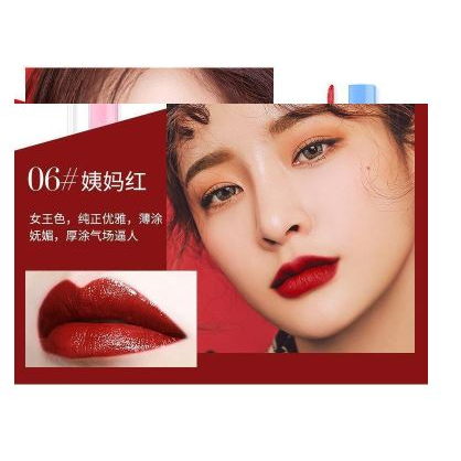 LAMEILA Lipstick Cair Kosmetik Lip Glaze Velvet Metal Bibir Makeup Kecantikan Waterproof Lip Tint Lipstik Lip Gloss LA035