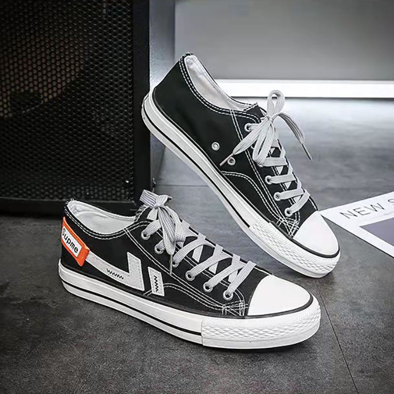 Toread Sepatu Sneakers Canvas Pria Casual Model Terbaru Sepatu Tali Warna Kekinian MC310