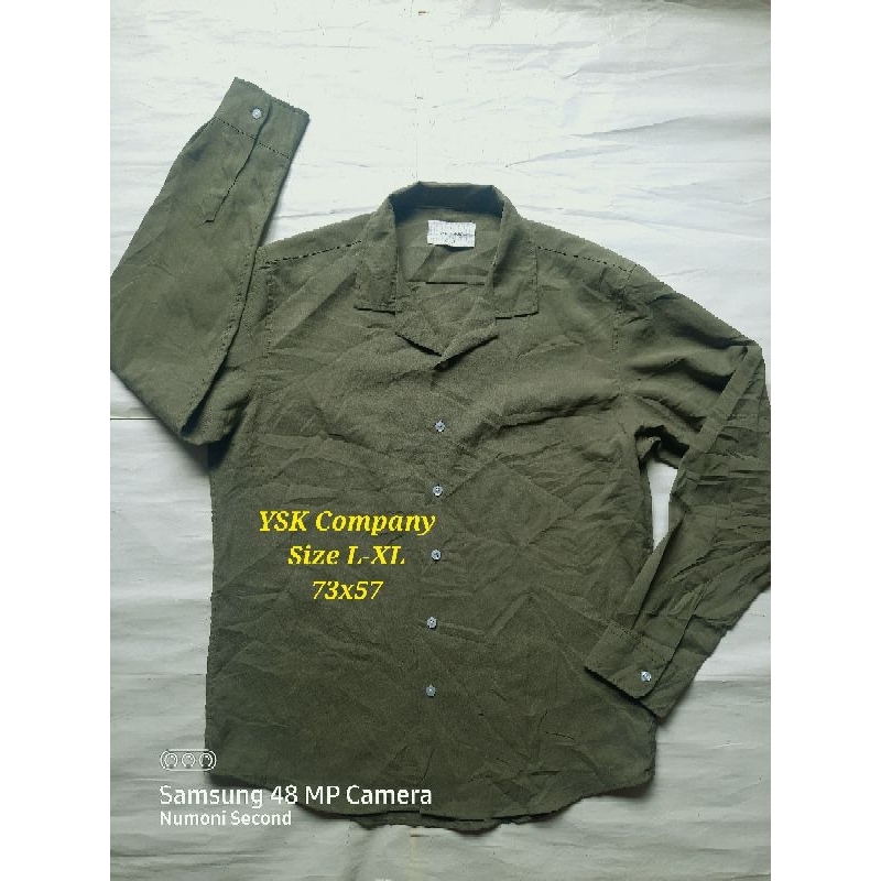 kemeja open collar ysk company