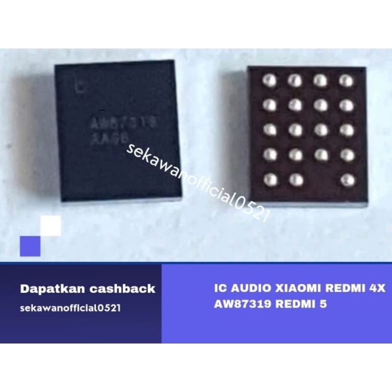 IC AUDIO XIAOMI REDMI 4X AW87319 REDMI 5
