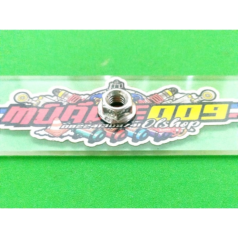 Nut Mur flange M6 Stainless 304