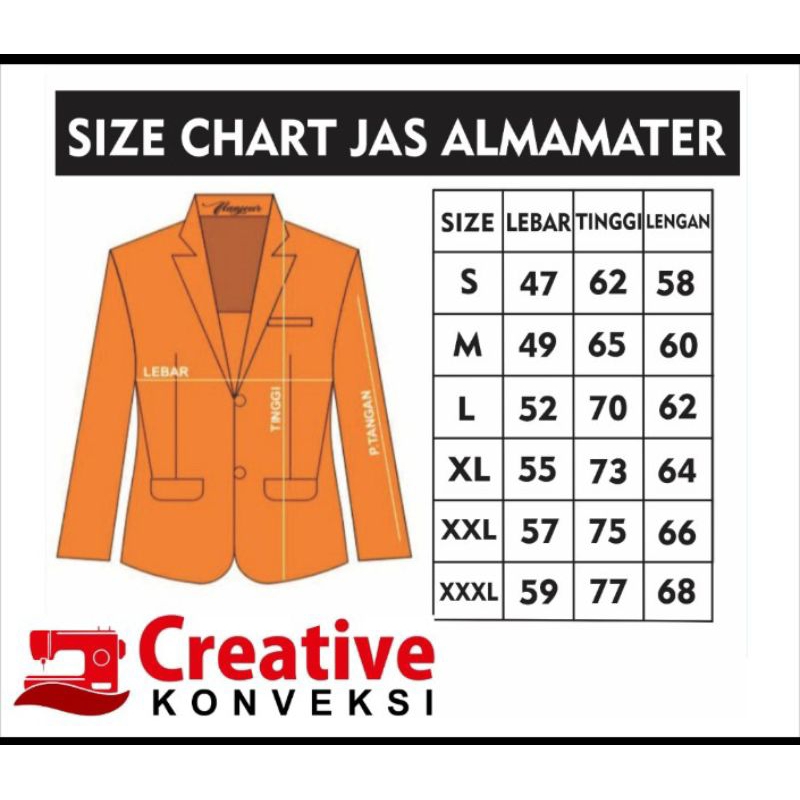 (BIG PROMO) Jas almamater sekolah abu lis putih full furing bisa tambah bordir