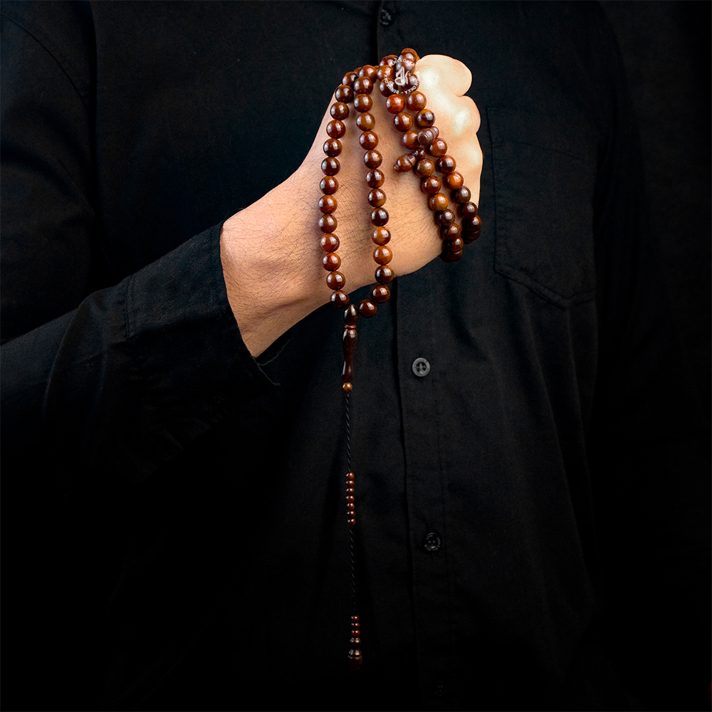 Tasbih Kokka Bulat 99 Original Kayu Kauka Asli Kaukah Kaoka Koka Kaokah  BENUKOKKA