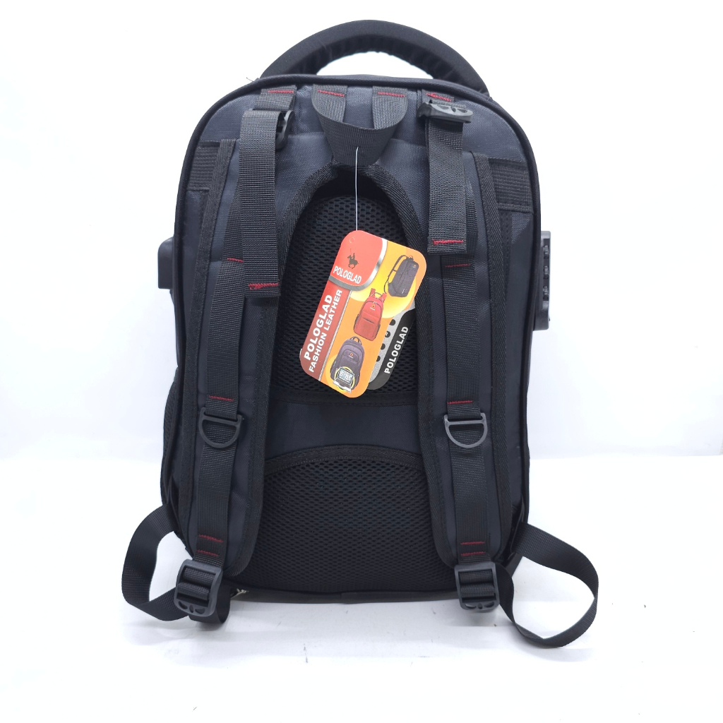 Tas POLO GLAD 16 INCHI MURAH ORIGINAL / RANSEL LAPTOP POLO GLAD KUNCI NOMOR USB JAS HUJAN 16&quot; MURAH / TAS LAPTOP POLO GLAD KAIN KANVAS 16 INCHI BANYAK RUANG ORIGINAL MURAH BARU / TAS KERJA POLO KANVAS USB KUNCI NOMOR / TAS SEKOLAH POLO GLAD USB MURAH ORI