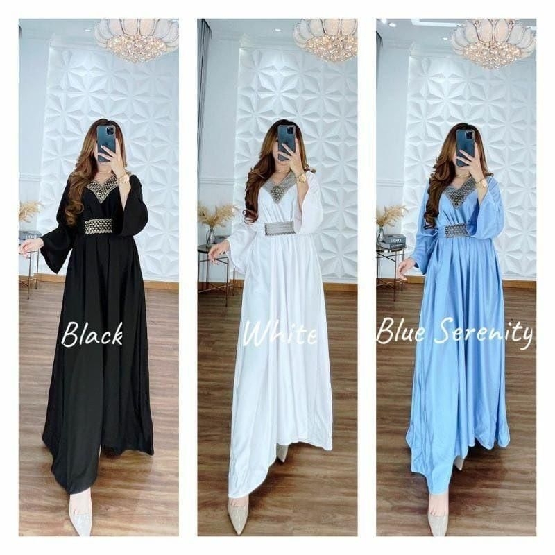 Kaftan Jumb0 - Kaftan Rayon -kaftan Viral -Wanita - Tsamira Kaftan Kondangan Size Jumbo