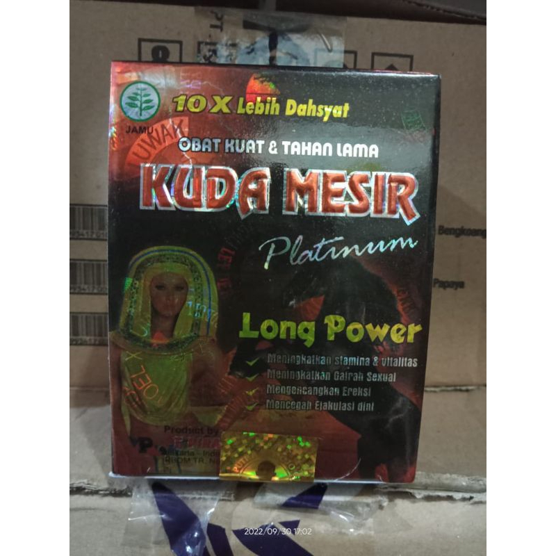 kapsul kuda platinum mesir asli original