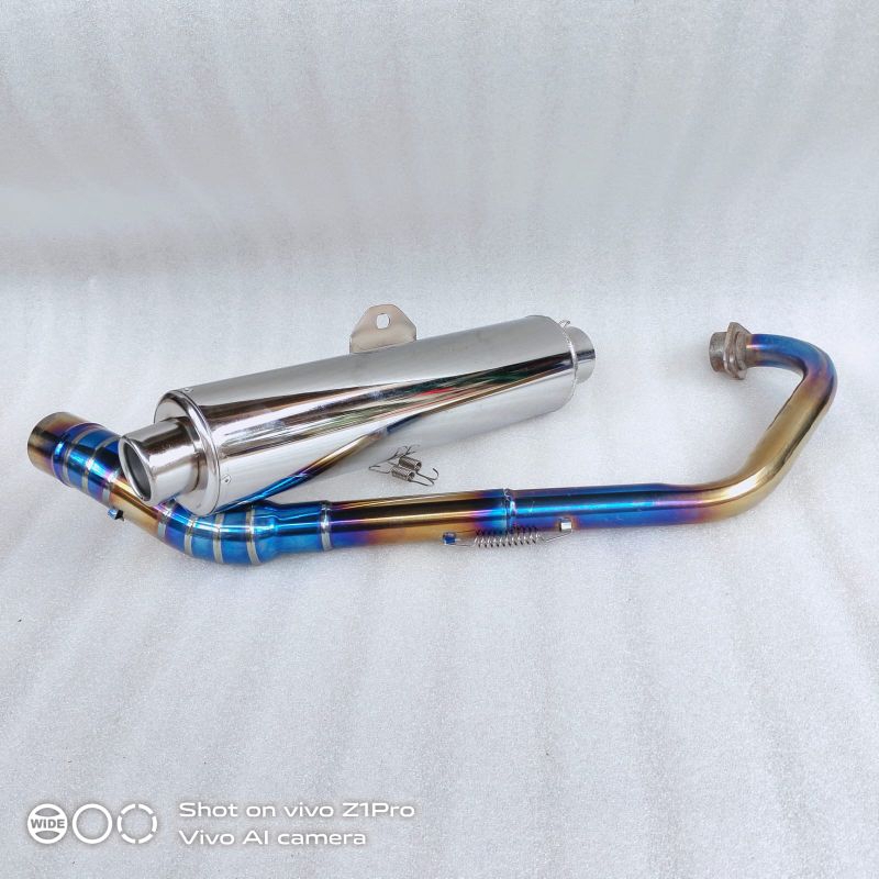 Knalpot CKD satria fu150 leher bluemoon