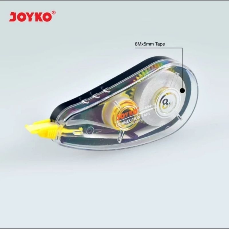 JOYKO Correction Tape CT554 - Pita Penghapus TipEx / Roll Tip-x 8 M kode 554