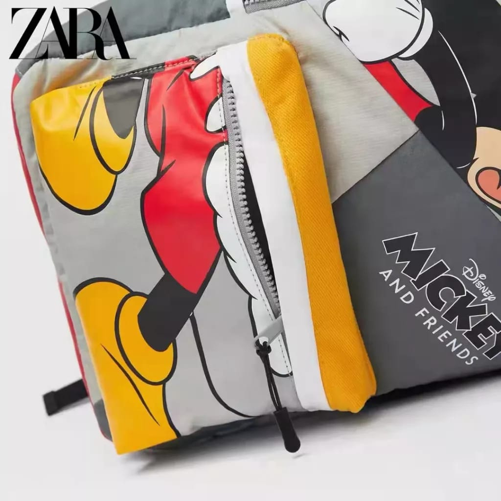 BA2113R Tas Ransel anak TK SD PAUD Backpack Mickey Za*a TAS PINGGANG ANAK ZAR* DISNEY MICKEY MINNIE / TAS DADA ANAK Z*RA FRIEND'S