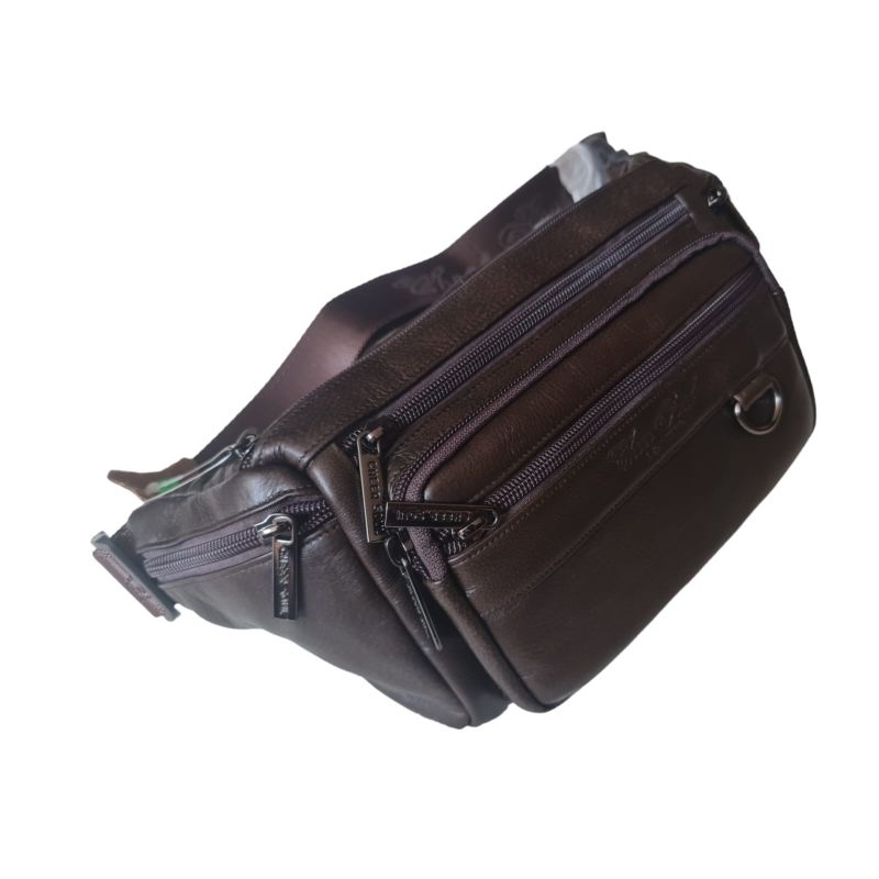 COD... Westbag Pria Tas Kulit Tas Slempang Tas Pinggang PRIA/WANITA, Tas Pinggang Kulit IMPORT.