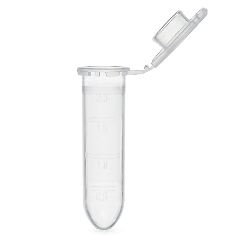 Ready 500pcs Cup Sumple Centrifuge PCR Microsentrifuge Tube Eppendorf 2ml