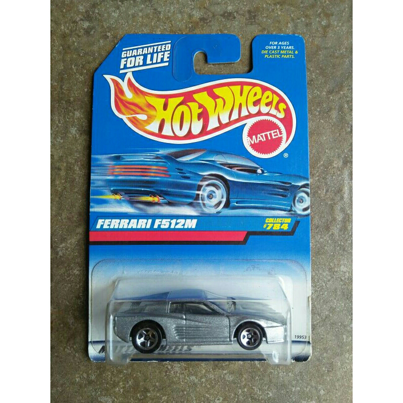 Hotwheels Ferrari F512M Silver