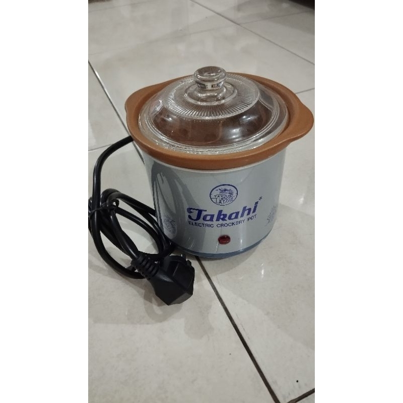 Takahi Slow Cooker 0.7lt preloved
