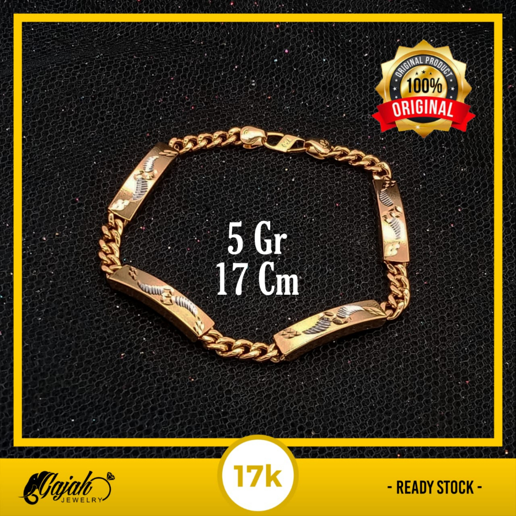 Gelang Emas 17K - 5 Gr Kadar 750 - 4835