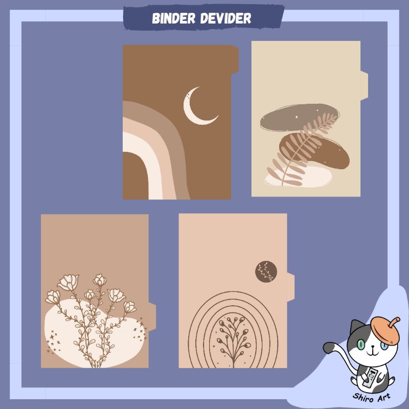 BINDER DEVIDER || PEMBATAS BINDER || PEMBATAS BINDER LUCU || AESTHETIC BINDER DEVIDER