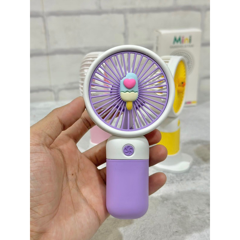 Mini Cute Portable Versi baru/ Kipas Lipat Charger Pegang Tangan Windy Kipas Angin Kecil Mini Fan Genggam Tangan Portable Usb PROMO SEN
