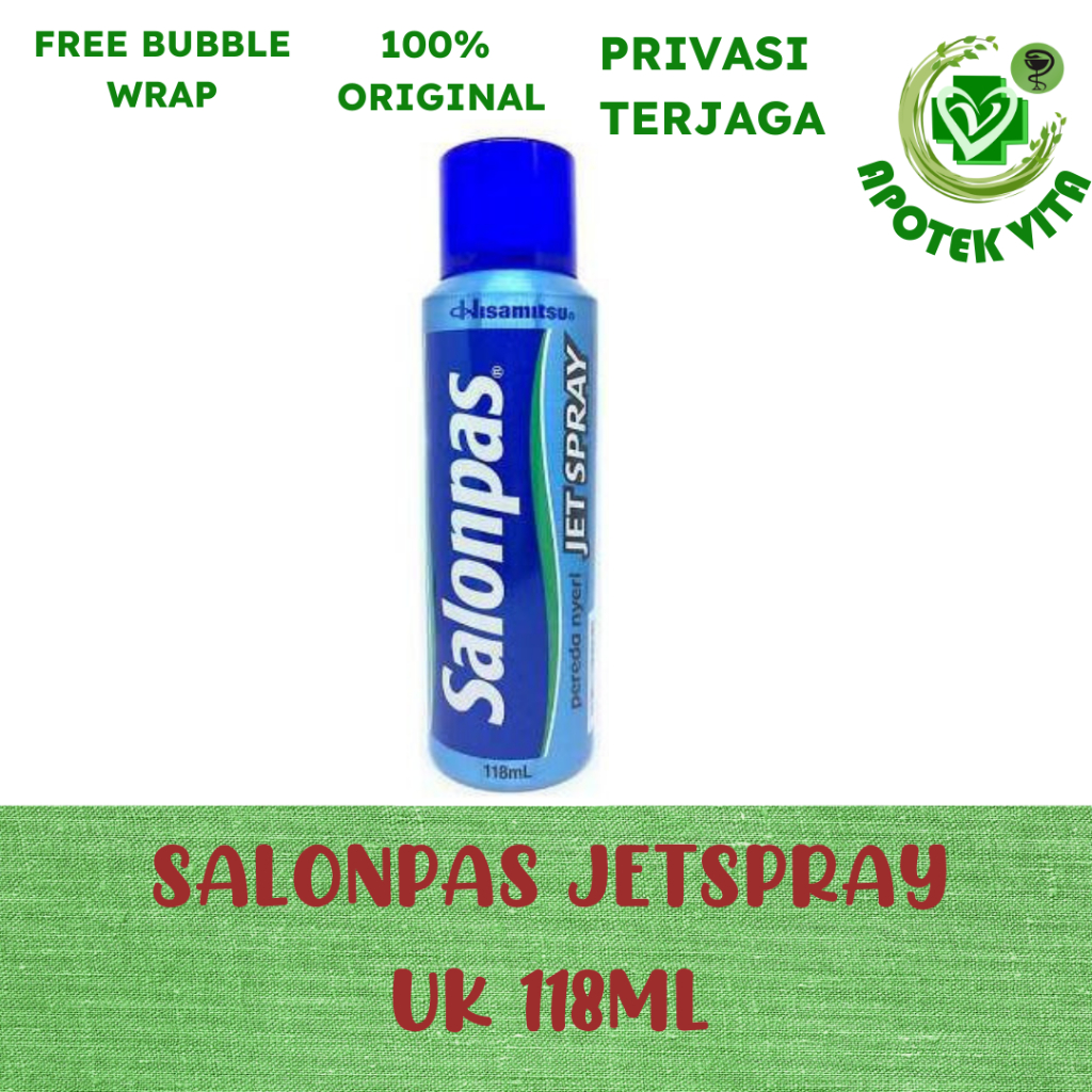 SALONPAS JET SPRAY 118ML UKURAN BESAR SEMPROTAN NYERI UNTUK SETELAH OLAHRAGA