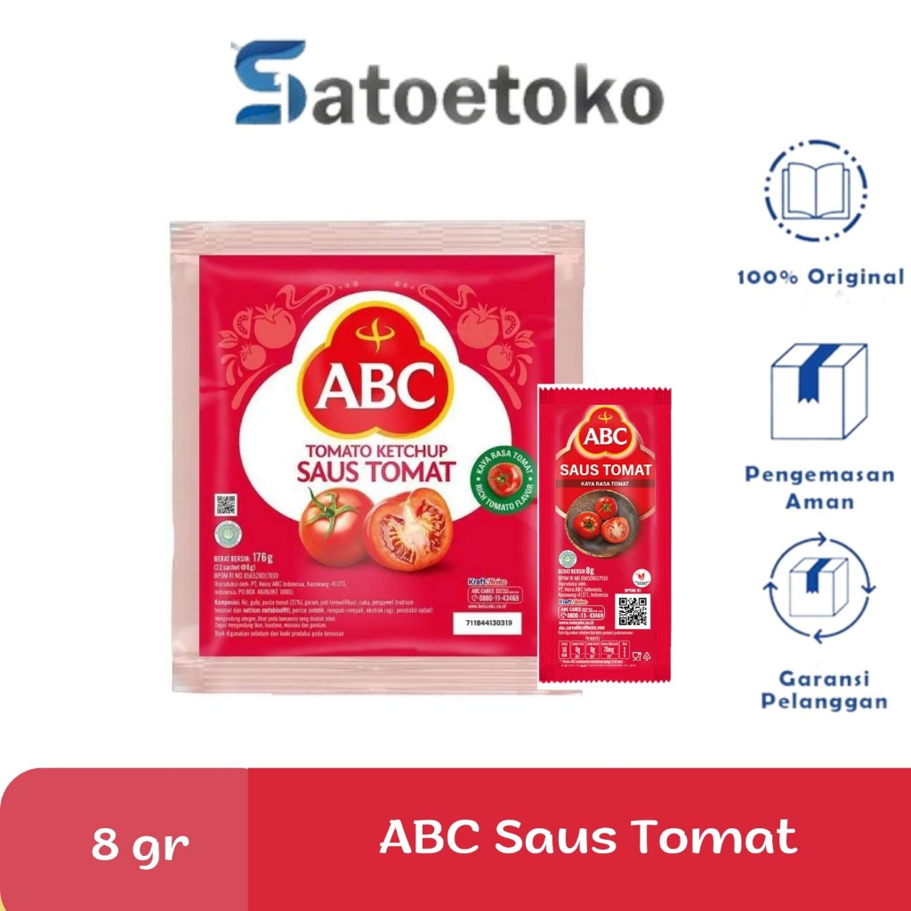 

ABC SAUS TOMAT 8 GR - RENCENG