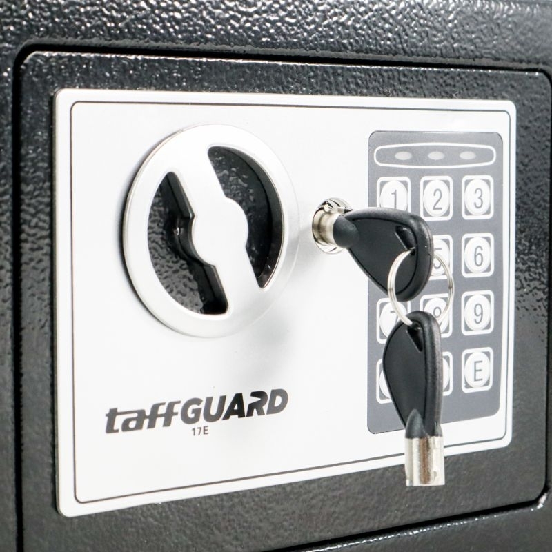 TaffGUARD Kotak Brankas Hotel Mini Password Safe Deposit Box 4.6L - 17E