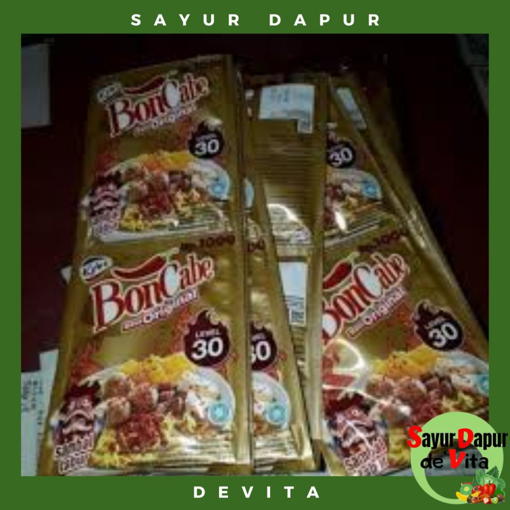 

Bon Cabe® Sambal Tabur Sachet Kemasan Level 30 (1 PCS)