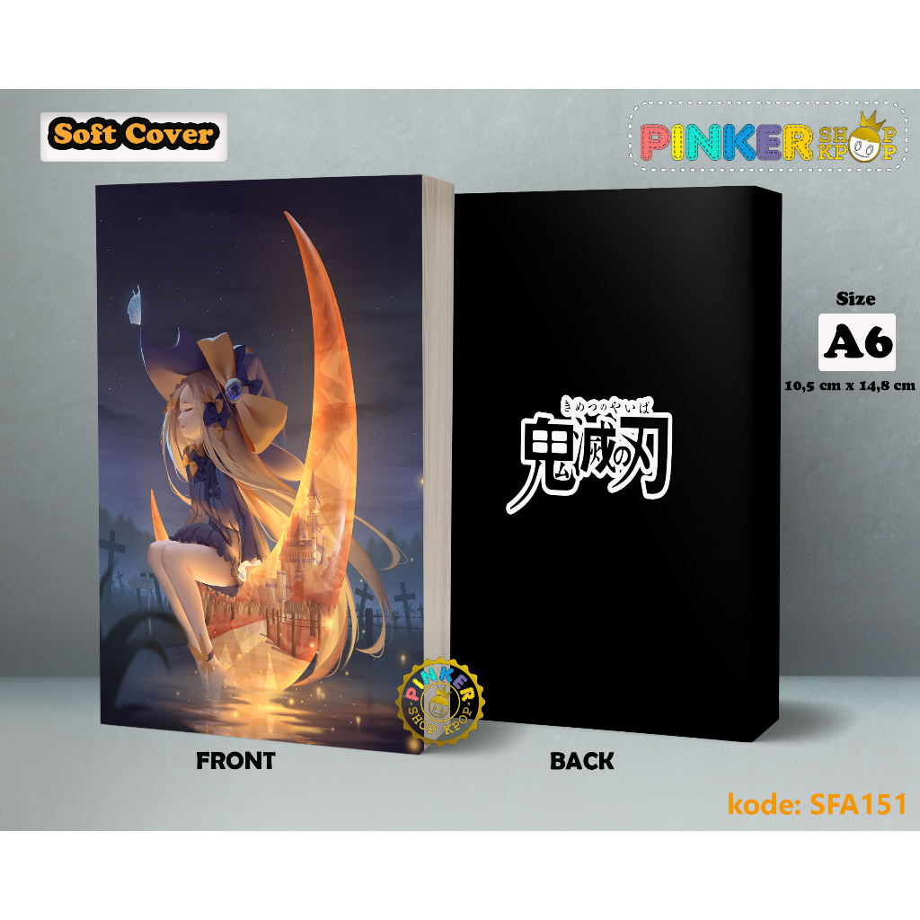 

(SFA151) Pocket Note Anime DEMON SLAYER Softcover A6/A5 Buku Tulis catatan Notes Agenda Planner Jurnal