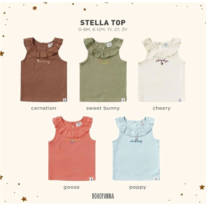 BOHOPANNA - STELLA TOP - Atasan Anak Perempuan