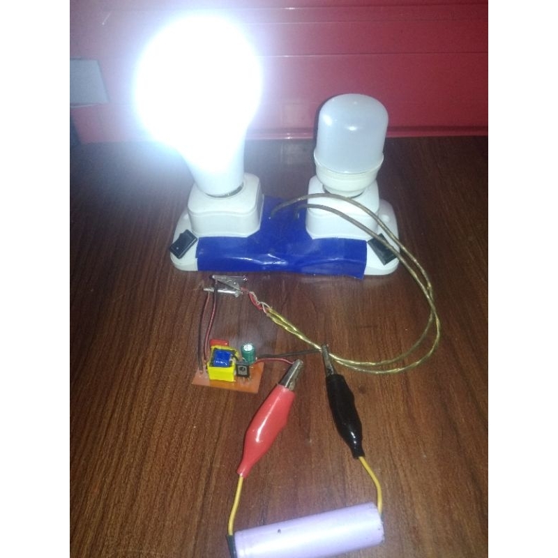 pcb joule thief mini inveter 3.7 v dc to 220 v ac