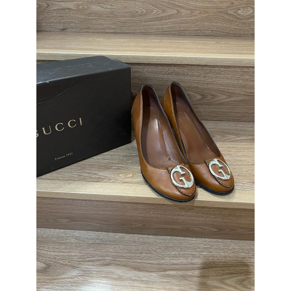 Sepatu Wanita Authentic G*cci Heels Shoes Original Branded Preloved