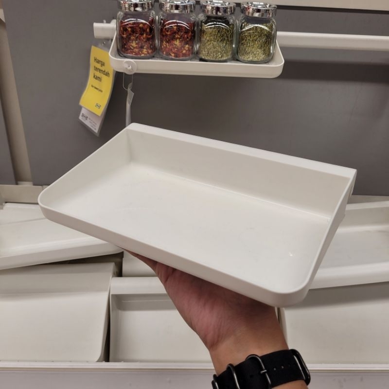 SUNNERSTA lKEA Rak Dinding 25 cm Rak Dapur Ambalan Bumbu Dapur