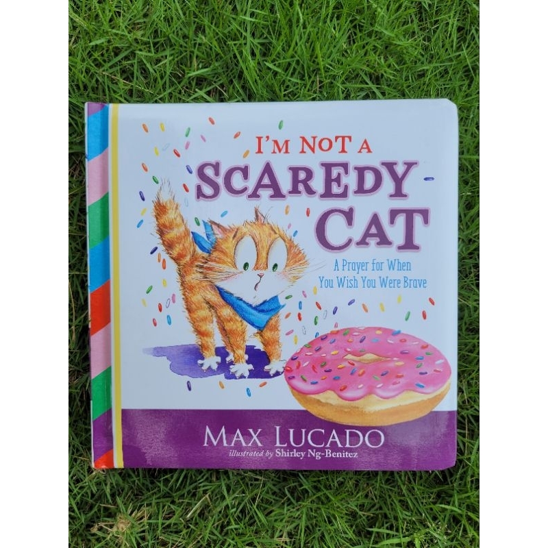 MAX LUCADO BB I'm Not A Scaredy Cat Boardbook Original Children Book Buku Bacaan Anak Toddler Read A