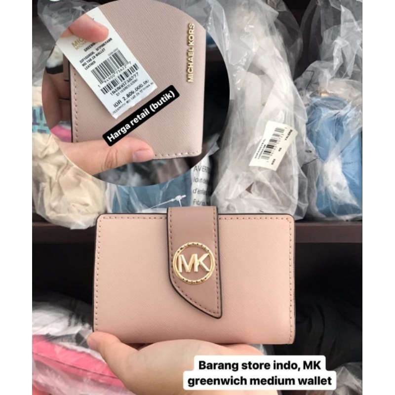 NEW Dompet Michael Kors Greenwich Medium Wallet