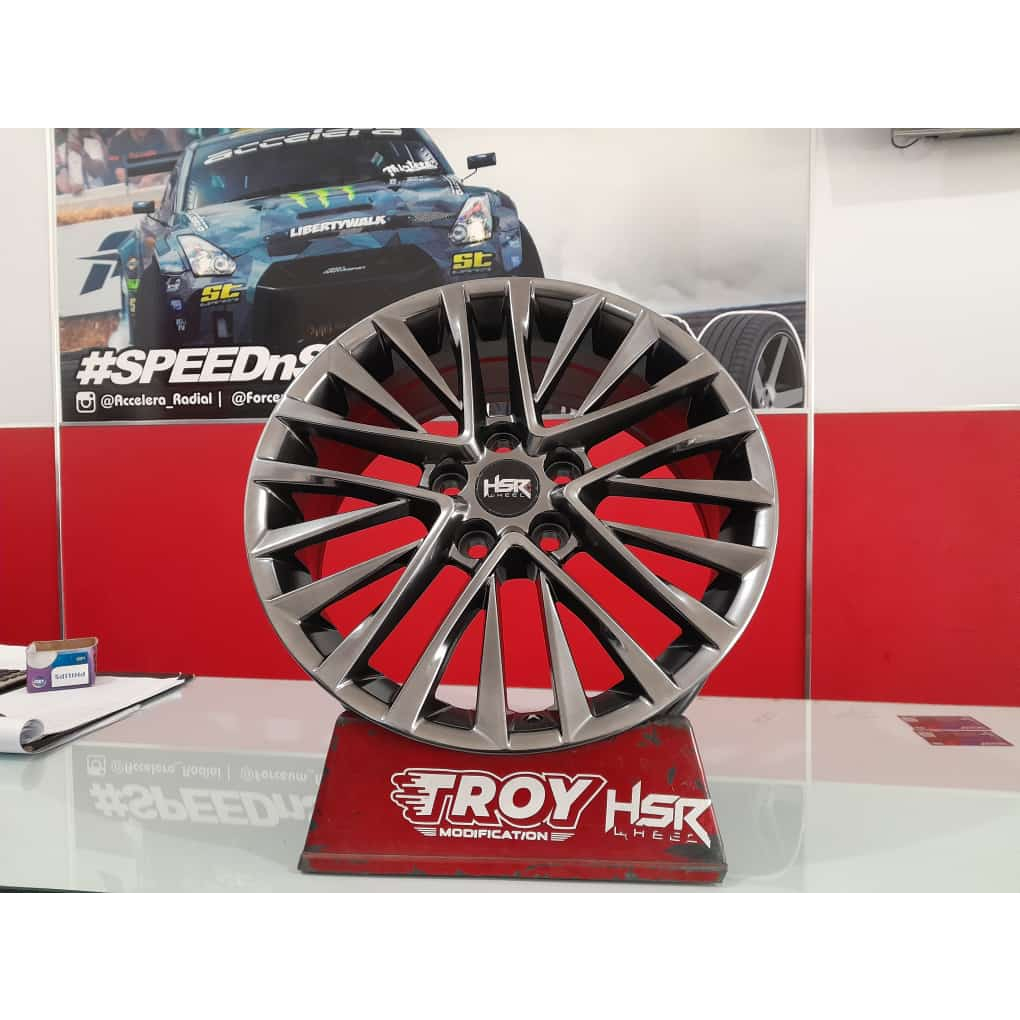 Velg HSR R17 LONDON TY5357 Ring 17 Velg Inova,Xpander,Terios,Rush r17 Free Ongkir
