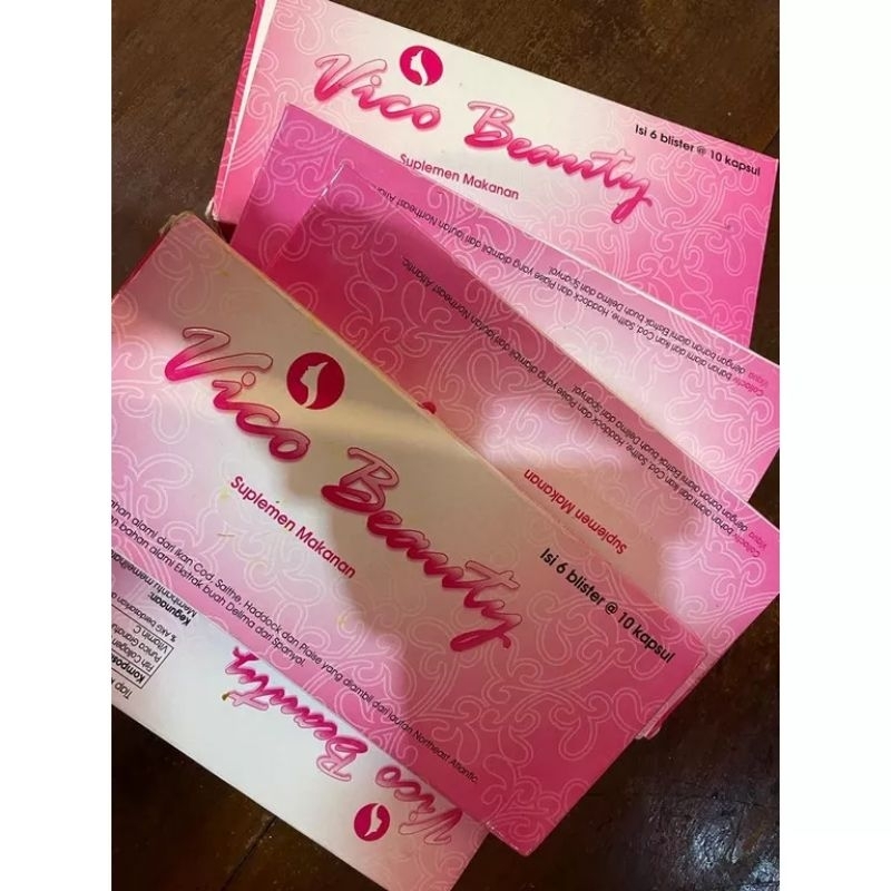 Vico beauty collagen whitening skin 10 kapsul