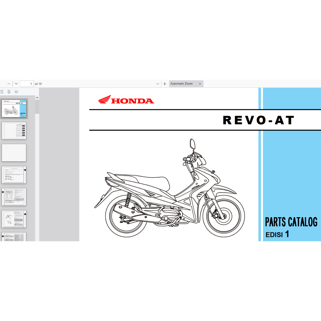 motor Honda-Revo-AT Buku Parts Catalogue Copian Honda Katalog-Suku-Cadang-Honda-Revo-AT