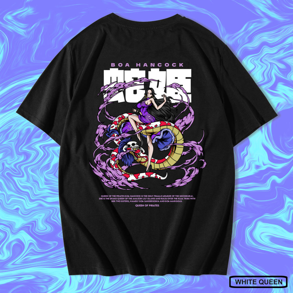 KAOS BOA HANCOCK ONE PIECE - KAOS DISTRO PRIA & WANITA KAOS ANIME & GAME BOA HANCOCK ONE PIECE