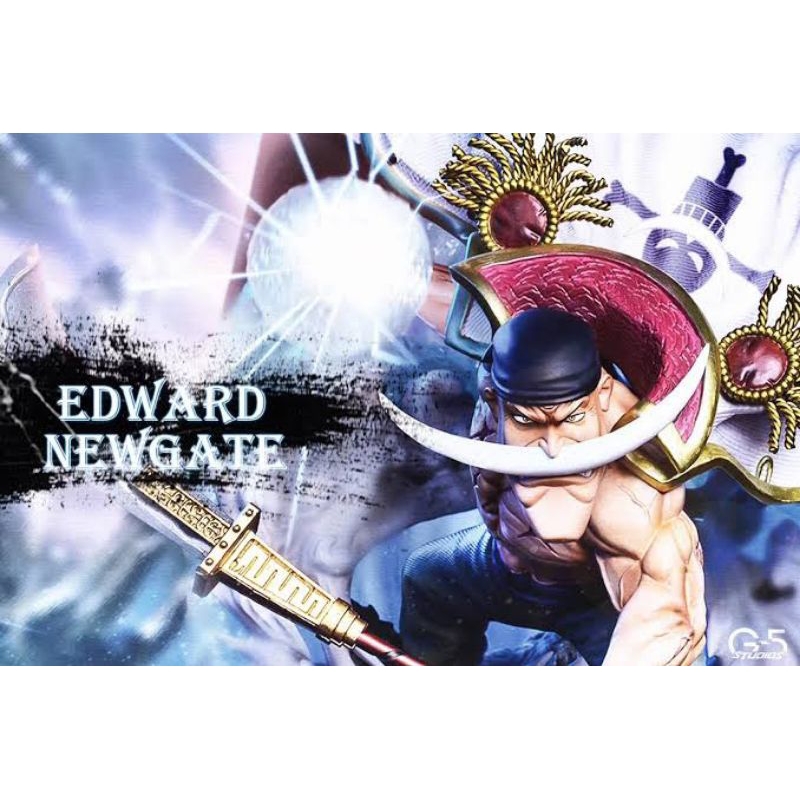WCF Resin G5 Studio Shirohige Whitebeard Pirates One Piece Figure | Bukan POP FZO DXF GLM MBH Edward