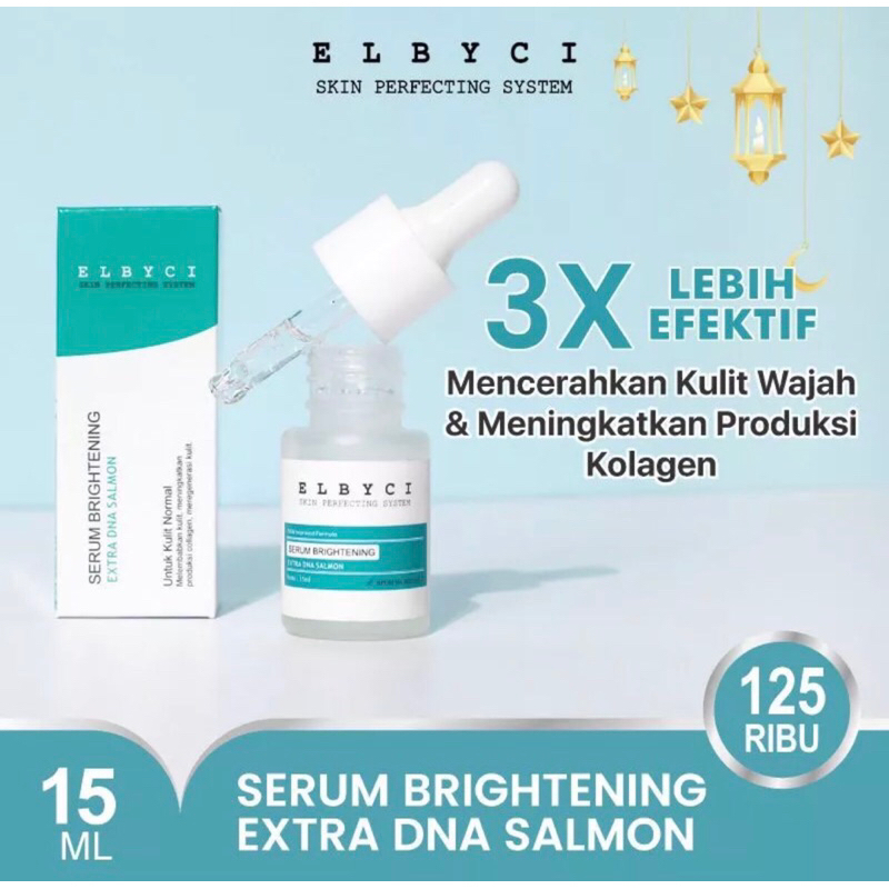 Elbyci SERUM BRIGHTENING With DNA SALMON Extract | Serum Collagen Serum Brightening Serum Wajah